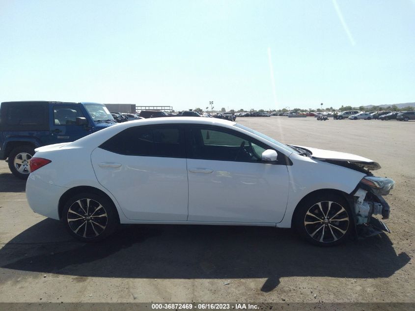 2019 TOYOTA COROLLA SE - 2T1BURHE0KC161183