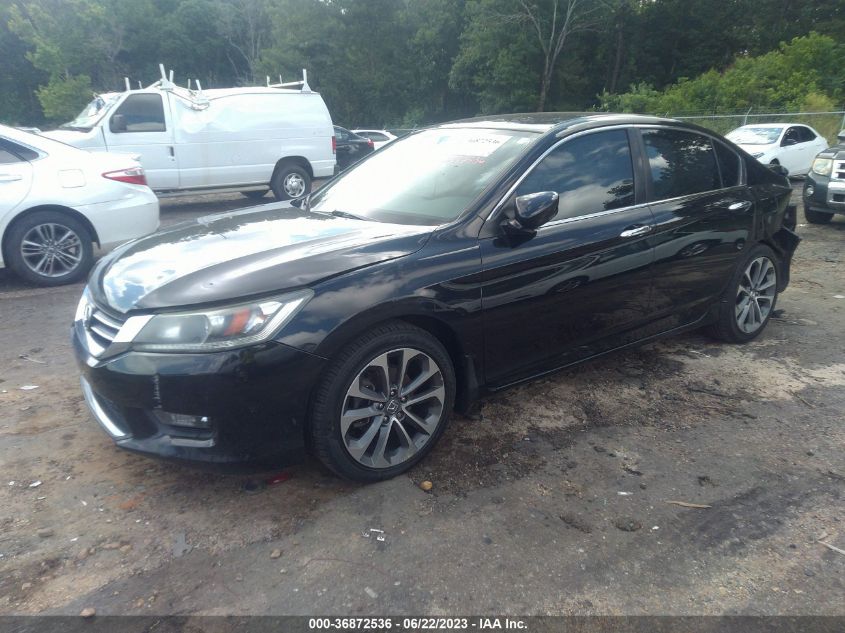 2014 HONDA ACCORD SEDAN SPORT - 1HGCR2F53EA306923