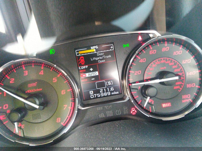 2015 SUBARU WRX STI LAUNCH EDITION - JF1VA2W66F9805702