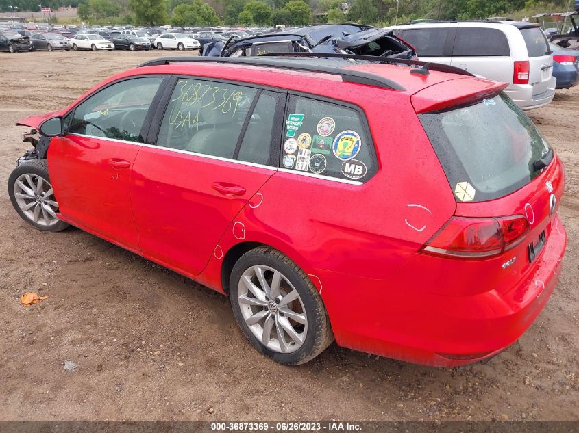 2015 VOLKSWAGEN GOLF SPORTWAGEN TSI SE 3VWC17AU8FM519434