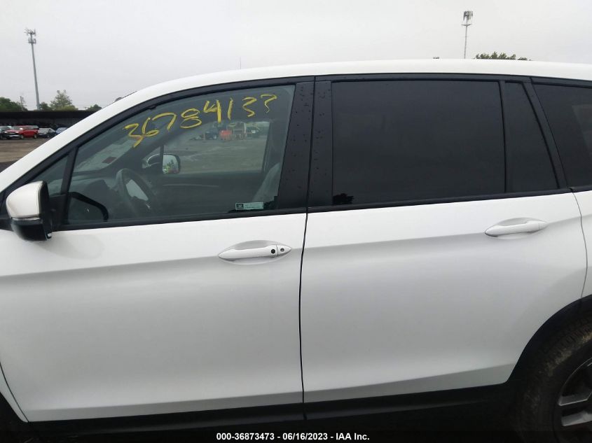 2022 HONDA PASSPORT EX-L - 5FNYF8H5XNB005263