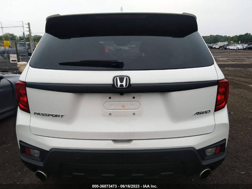2022 HONDA PASSPORT EX-L - 5FNYF8H5XNB005263