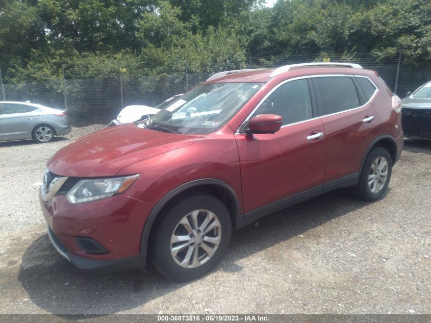 2016 NISSAN ROGUE S/SL/SV - KNMAT2MV6GP703424