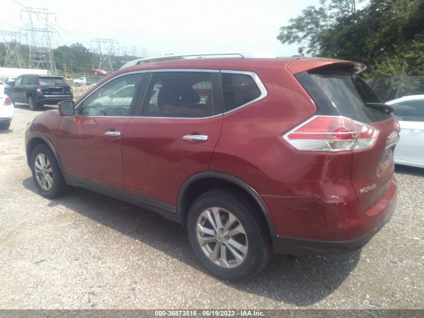 2016 NISSAN ROGUE S/SL/SV - KNMAT2MV6GP703424