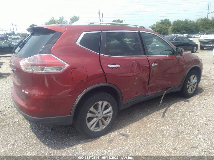 2016 NISSAN ROGUE S/SL/SV - KNMAT2MV6GP703424