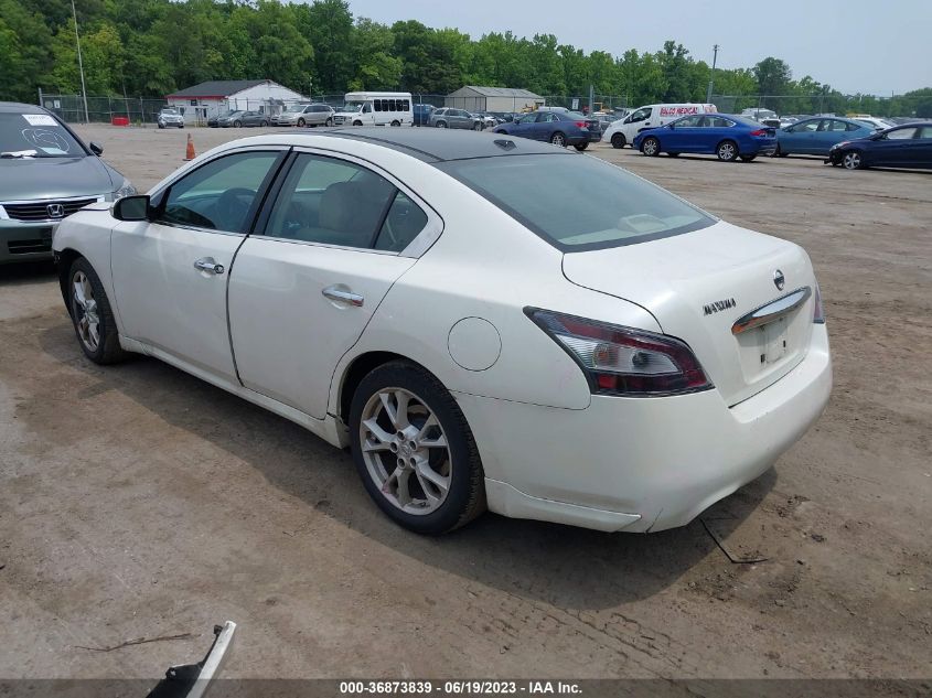 2013 NISSAN MAXIMA S/SV - 1N4AA5APXDC837648