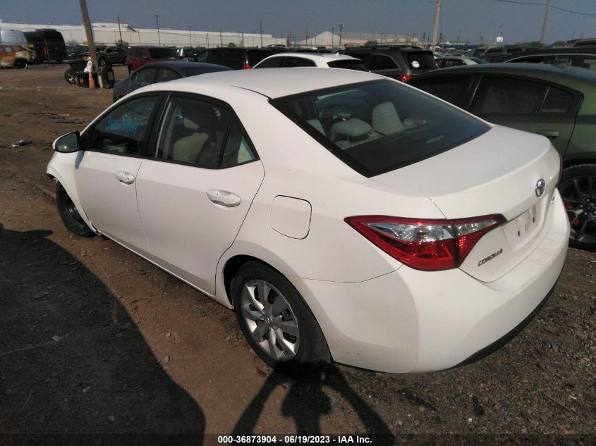 2015 TOYOTA COROLLA L/LE/S/S PLUS/LE PLUS - 2T1BURHE1FC456539