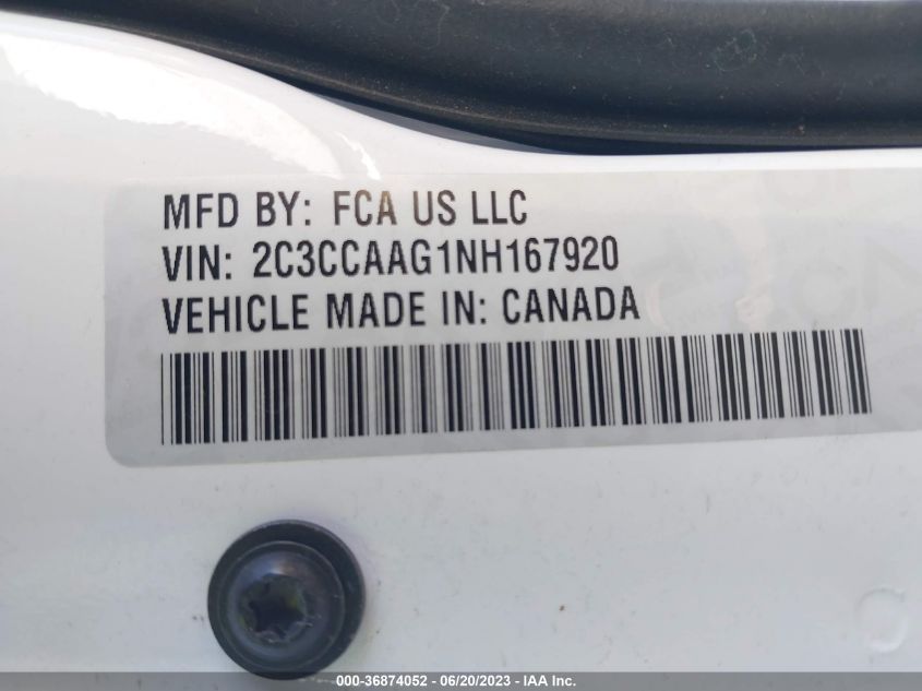 2022 CHRYSLER 300 TOURING - 2C3CCAAG1NH167920