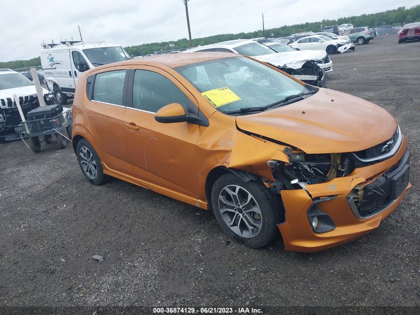 2018 CHEVROLET SONIC LT - 1G1JD6SG7J4125215