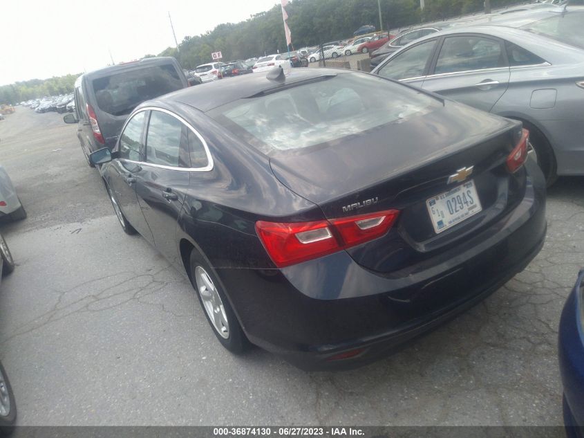 2016 CHEVROLET MALIBU LS - 1G1ZC5ST8GF227746