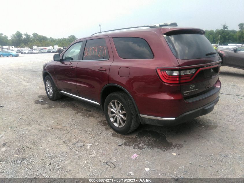 2016 DODGE DURANGO SXT - 1C4RDJAG2GC362983