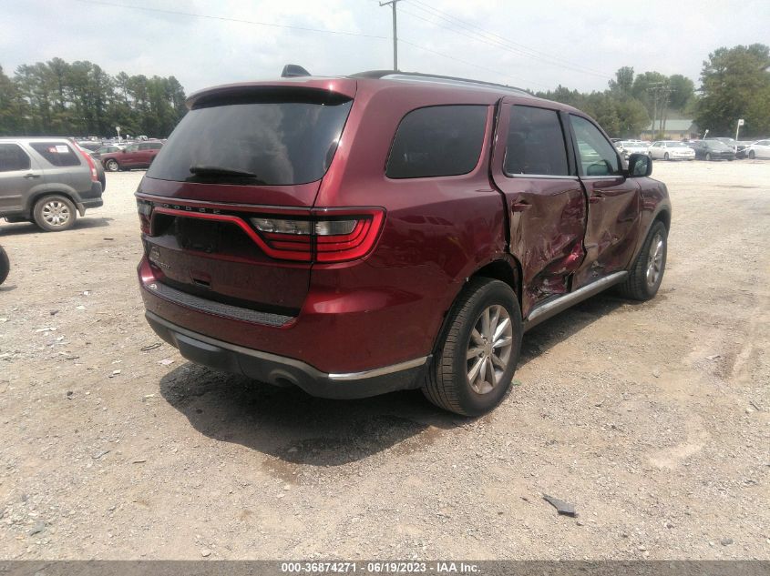 2016 DODGE DURANGO SXT - 1C4RDJAG2GC362983