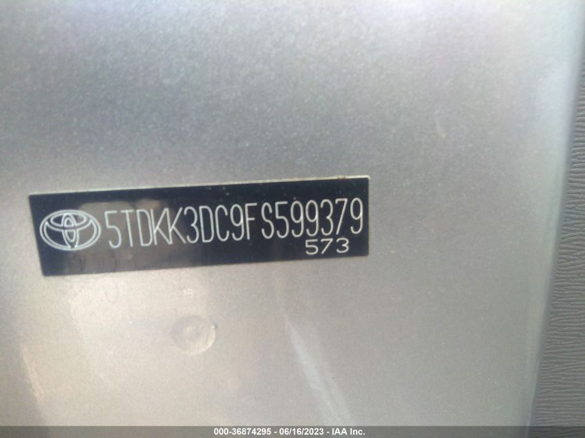 2015 TOYOTA SIENNA LE - 5TDKK3DC9FS599379