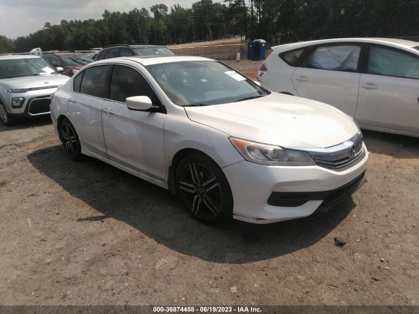 2017 HONDA ACCORD SEDAN SPORT - 1HGCR2F5XHA008678