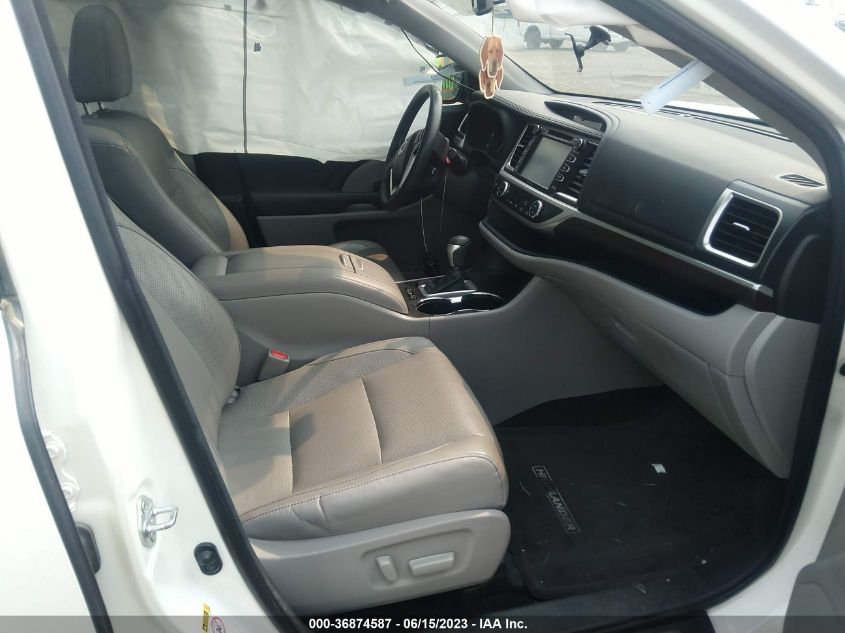 2014 TOYOTA HIGHLANDER LIMITED - 5TDDKRFH1ES049807