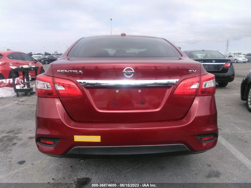2018 NISSAN SENTRA SV - 3N1AB7AP6JY280908
