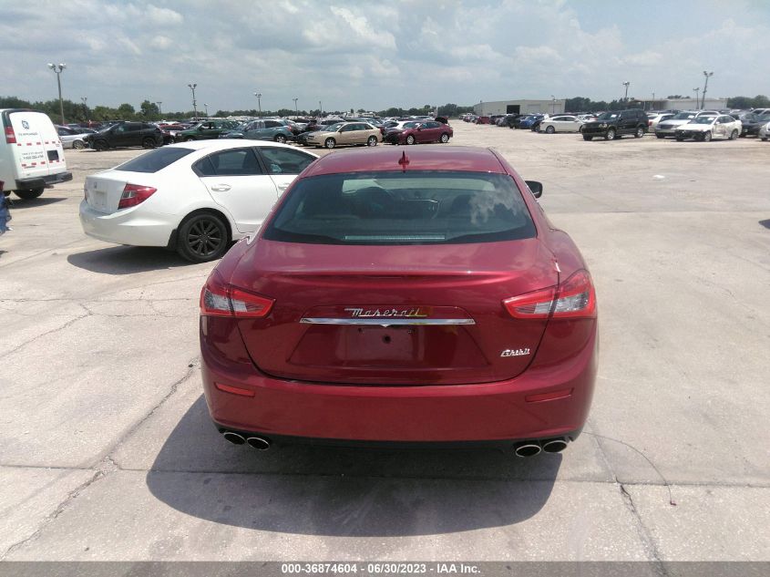 2015 MASERATI GHIBLI ZAM57XSA1F1151430
