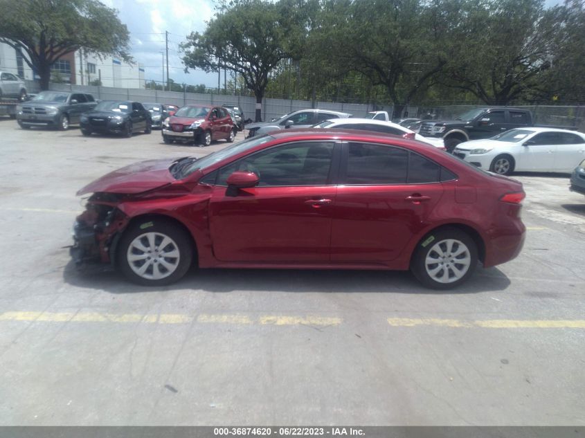 2022 TOYOTA COROLLA LE - JTDEPMAE9NJ210648
