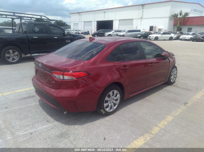 2022 TOYOTA COROLLA LE - JTDEPMAE9NJ210648