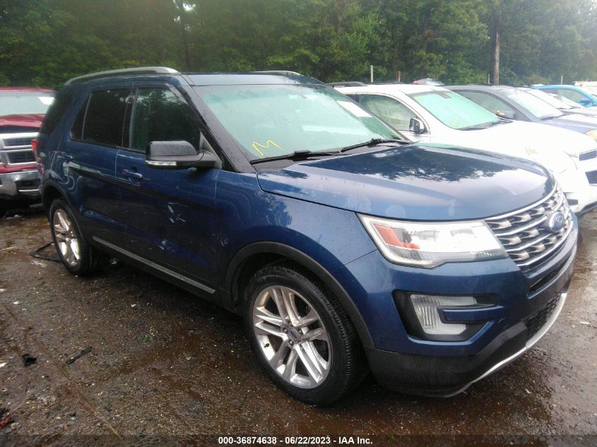 2016 FORD EXPLORER XLT - 1FM5K8D80GGB78941
