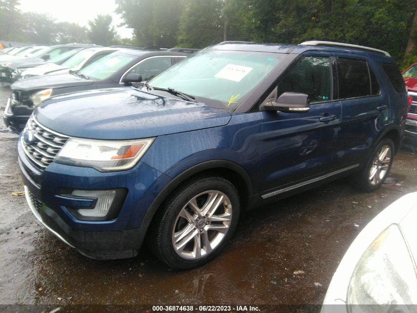 2016 FORD EXPLORER XLT - 1FM5K8D80GGB78941
