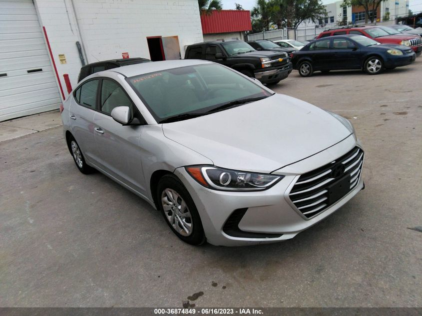 2017 HYUNDAI ELANTRA SE - 5NPD74LF9HH198936