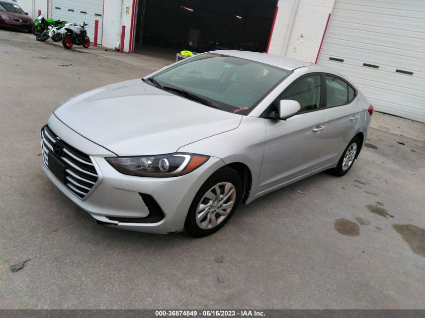 2017 HYUNDAI ELANTRA SE - 5NPD74LF9HH198936