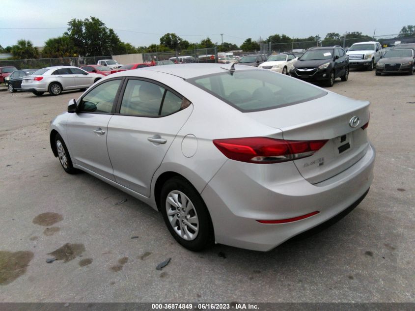 2017 HYUNDAI ELANTRA SE - 5NPD74LF9HH198936