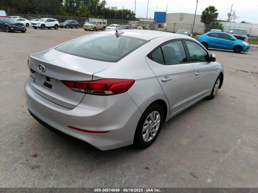 2017 HYUNDAI ELANTRA SE - 5NPD74LF9HH198936