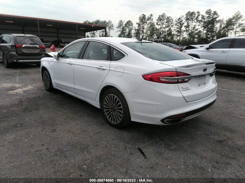 2018 FORD FUSION TITANIUM/PLATINUM - 3FA6P0D95JR154838