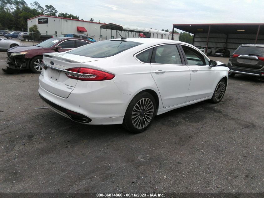 2018 FORD FUSION TITANIUM/PLATINUM - 3FA6P0D95JR154838