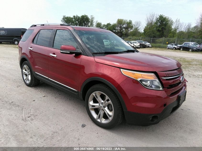 2013 FORD EXPLORER LIMITED - 1FM5K8F84DGC45453
