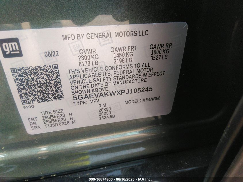 2023 BUICK ENCLAVE ESSENCE - 5GAEVAKWXPJ105245