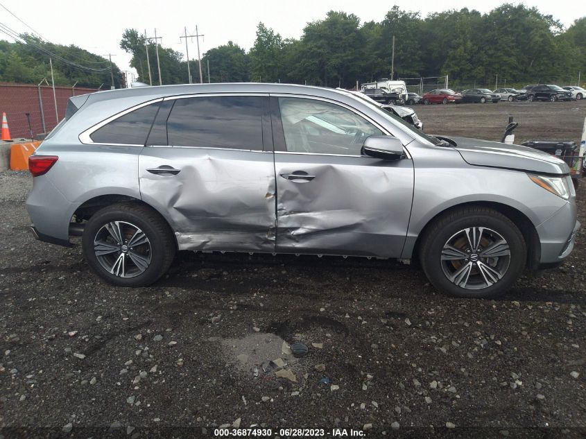2017 ACURA MDX - 5FRYD4H34HB024715