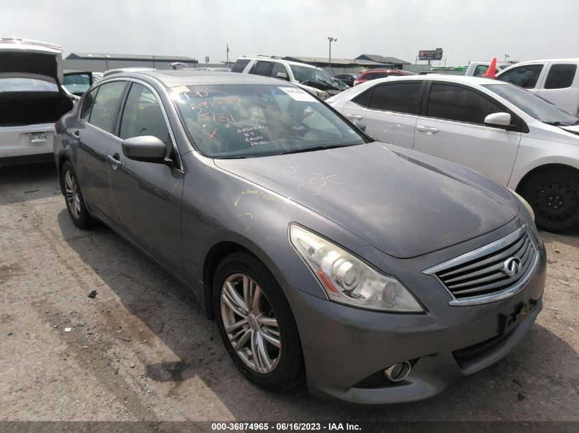 2013 INFINITI G37 SEDAN JOURNEY - JN1CV6AP6DM724922
