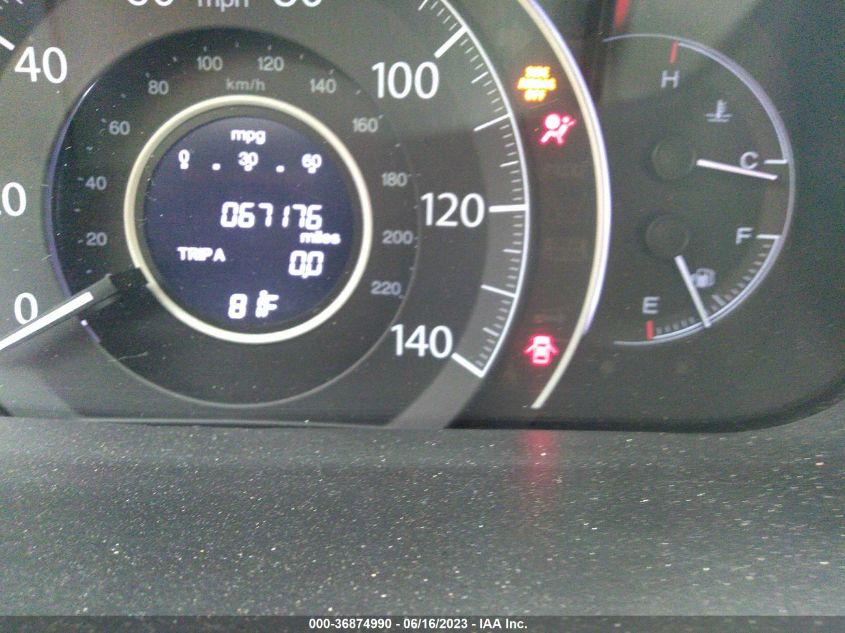 2013 HONDA CR-V EX-L - 5J6RM3H71DL021419