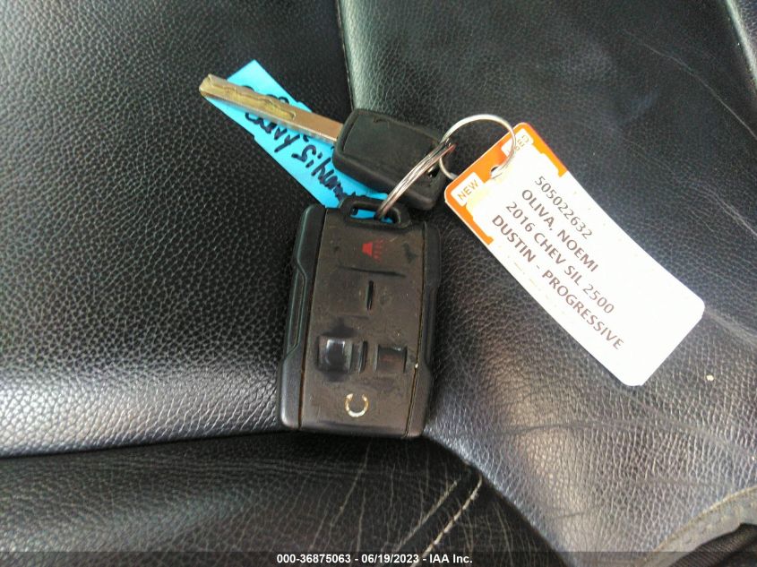 2016 CHEVROLET SILVERADO 2500HD LT - 1GC1KVEG8GF268075