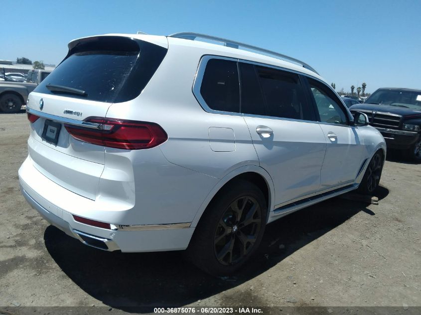 2020 BMW X7 XDRIVE40I - 5UXCW2C02L9B63222