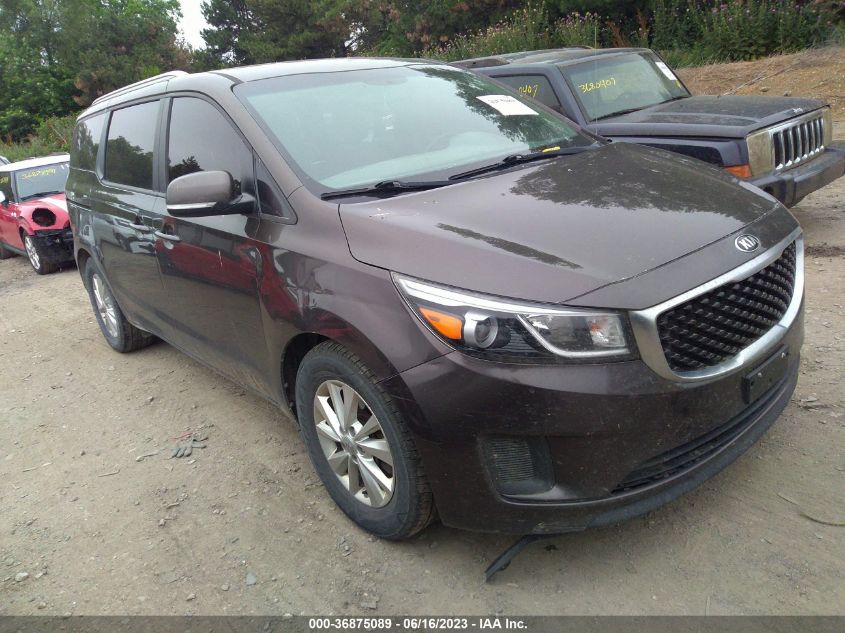 2016 KIA SEDONA LX - KNDMB5C10G6086690