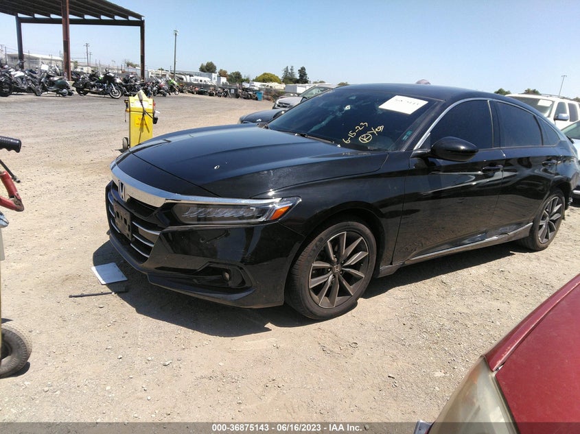 VIN 1HGCV1F55MA075835 2021 HONDA ACCORD SEDAN EX-L
