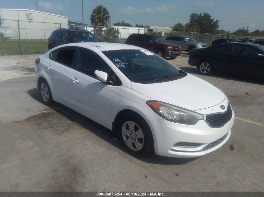 2015 KIA FORTE LX - KNAFX4A63F5323080
