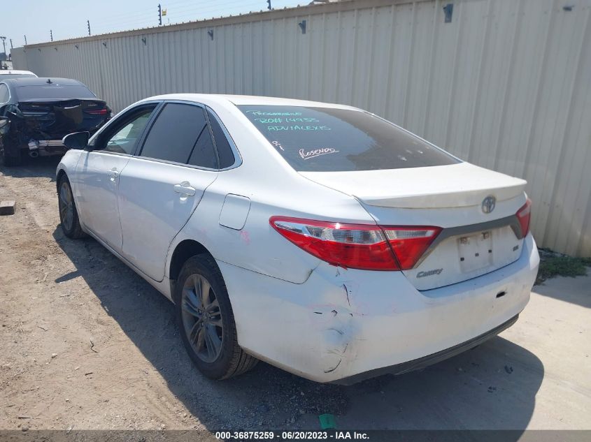 2017 TOYOTA CAMRY LE/XLE/SE/XSE - 4T1BF1FK2HU421594