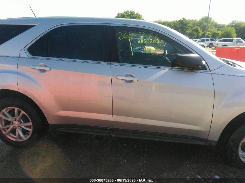 2017 CHEVROLET EQUINOX LS - 2GNFLEEK3H6314776