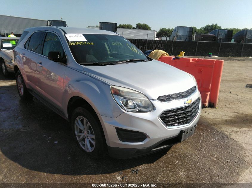 2017 CHEVROLET EQUINOX LS - 2GNFLEEK3H6314776