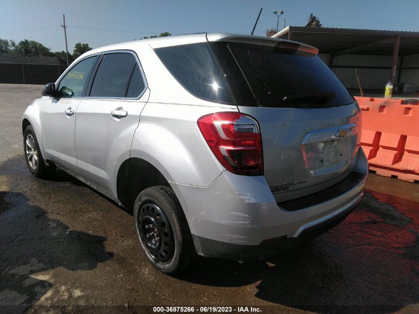 2017 CHEVROLET EQUINOX LS - 2GNFLEEK3H6314776