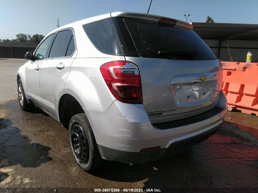 2017 CHEVROLET EQUINOX LS - 2GNFLEEK3H6314776