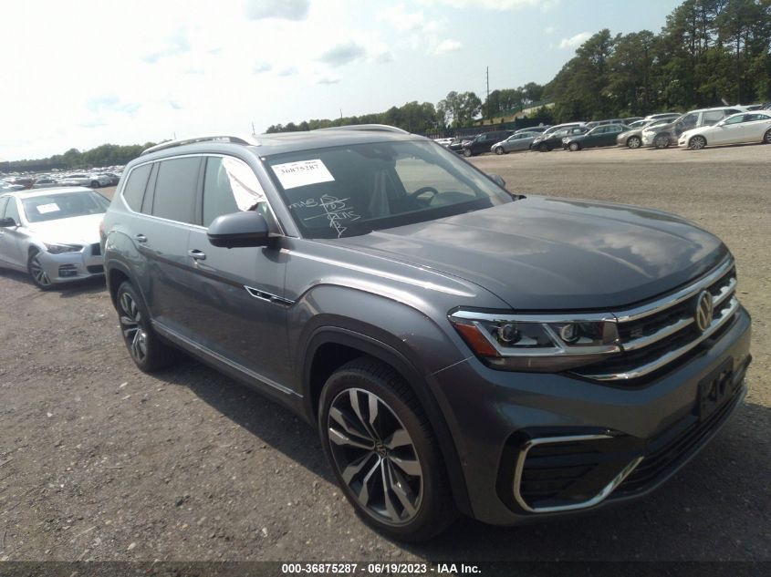 2021 VOLKSWAGEN ATLAS 3.6L V6 SEL PREMIUM - 1V2FR2CA2MC541151