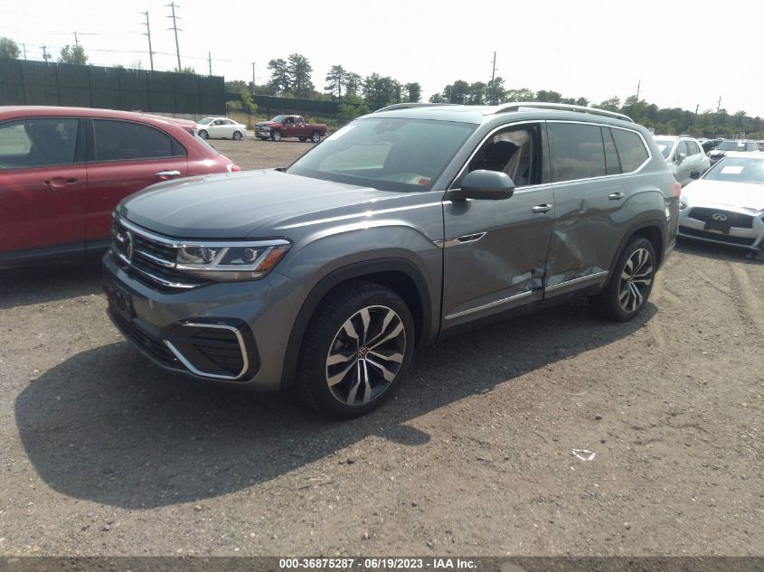 2021 VOLKSWAGEN ATLAS 3.6L V6 SEL PREMIUM - 1V2FR2CA2MC541151
