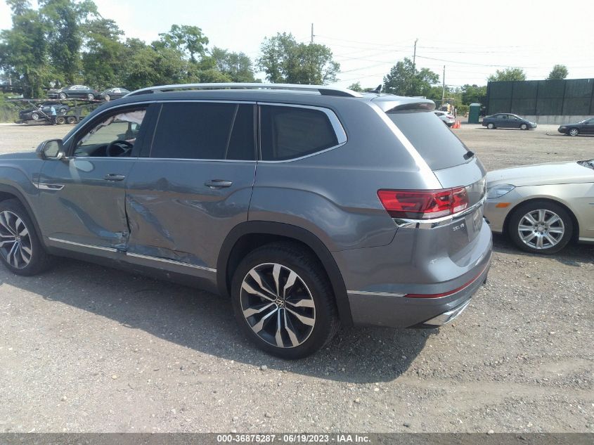 2021 VOLKSWAGEN ATLAS 3.6L V6 SEL PREMIUM - 1V2FR2CA2MC541151