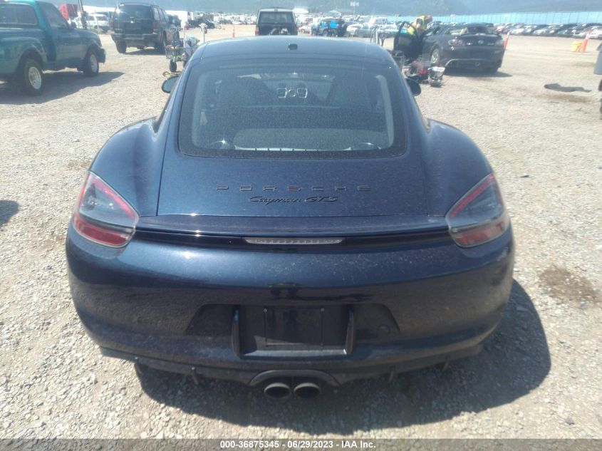 2015 PORSCHE CAYMAN S/GTS WP0AB2A85FK180538
